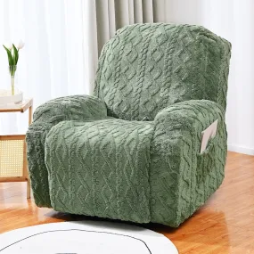 4/6/8 Pieces Split Super Soft Recliner Chair Cover