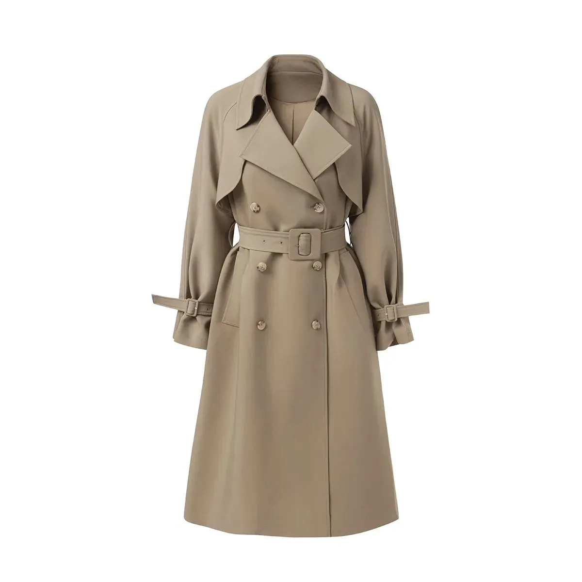 Années 60 Manteau Trench Rétro Classique