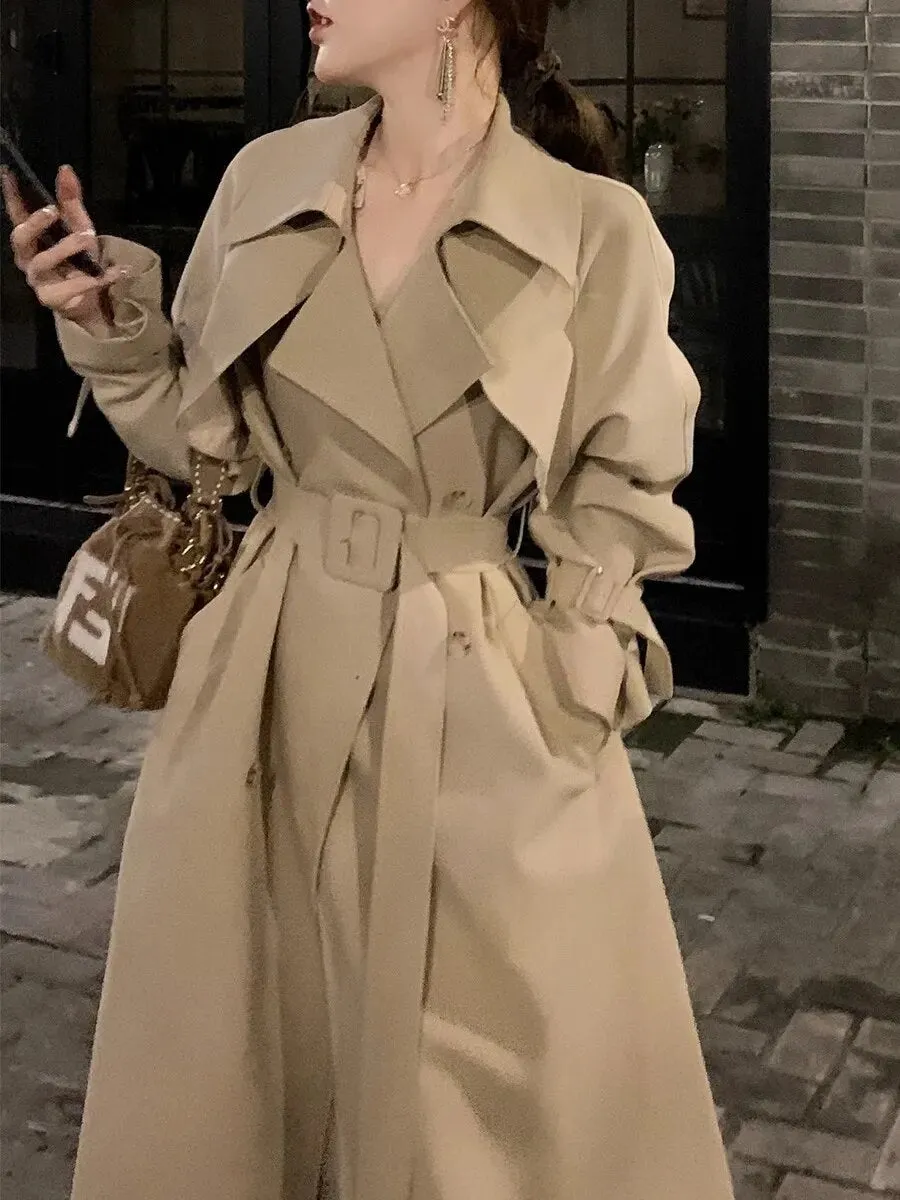 Années 60 Manteau Trench Rétro Classique