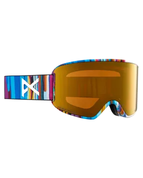 Anon WM3 Low Bridge Fit Snow Goggles   Bonus Lens   MFI - Feelgood / Perceive Sunny Bronze