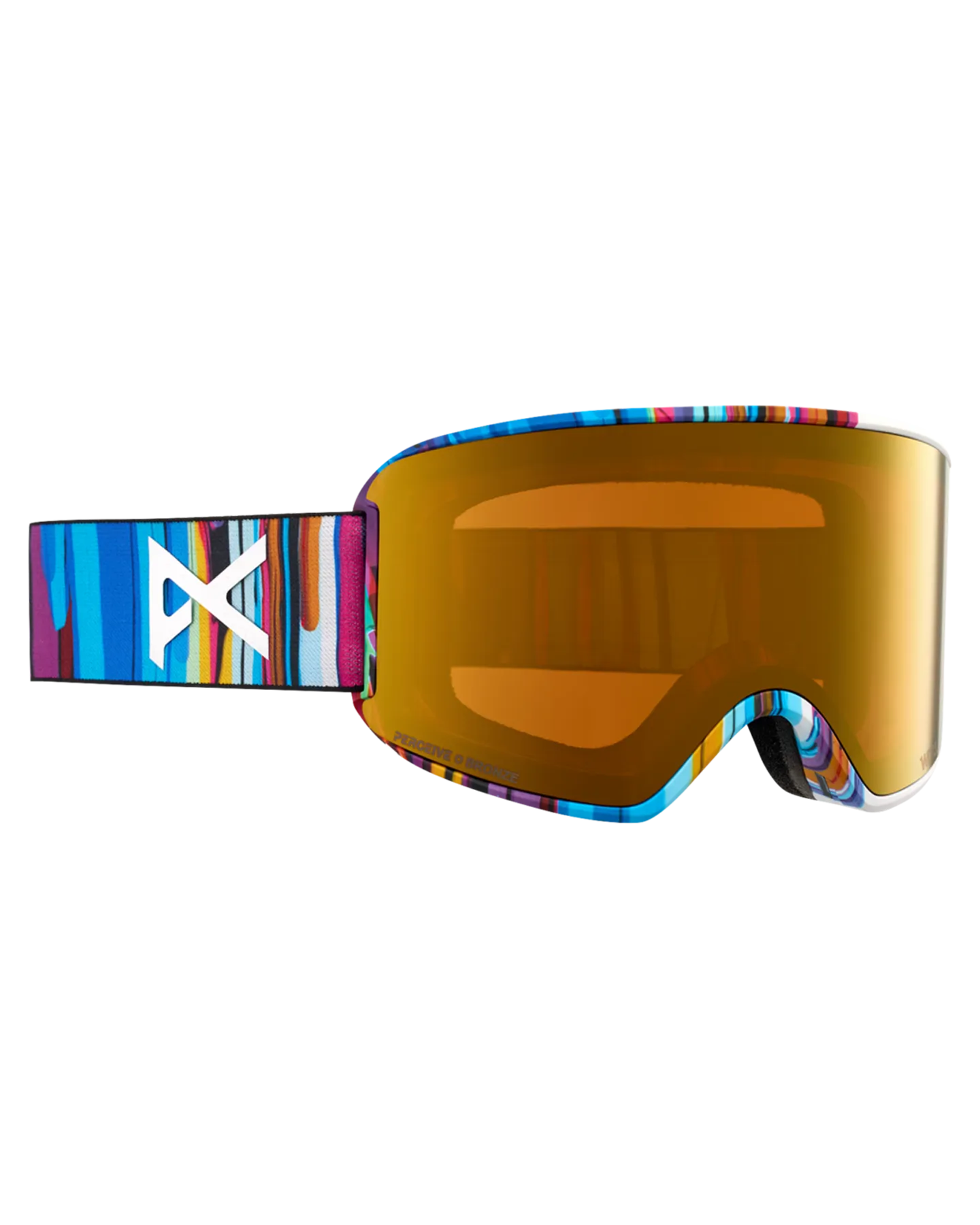 Anon WM3 Low Bridge Fit Snow Goggles   Bonus Lens   MFI - Feelgood / Perceive Sunny Bronze