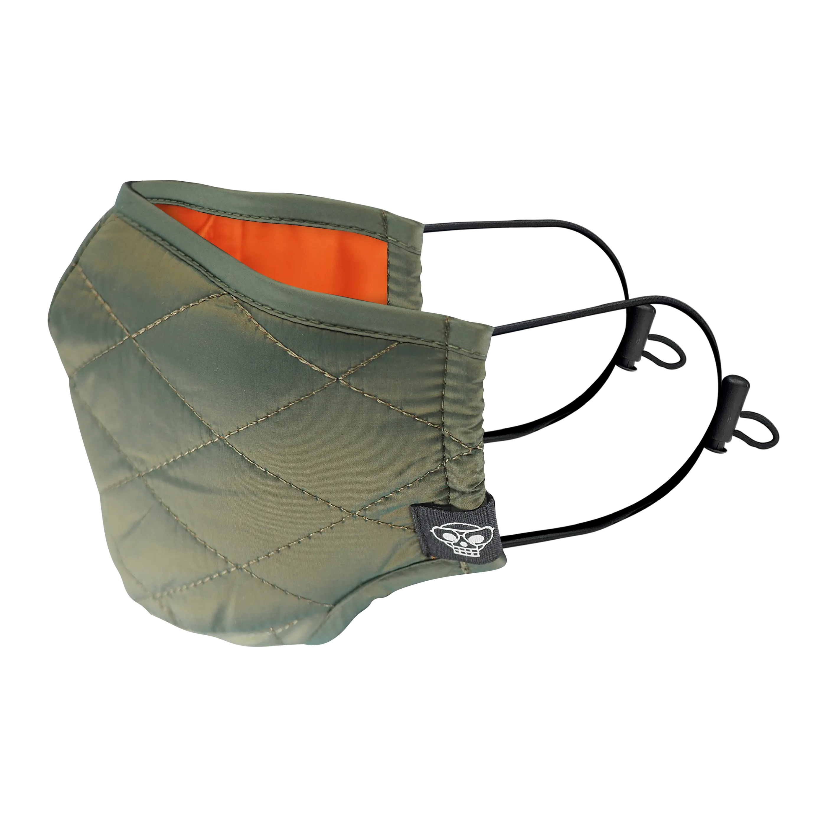 ARMY GREEN MA-1 BOMBER QUILTED MASK