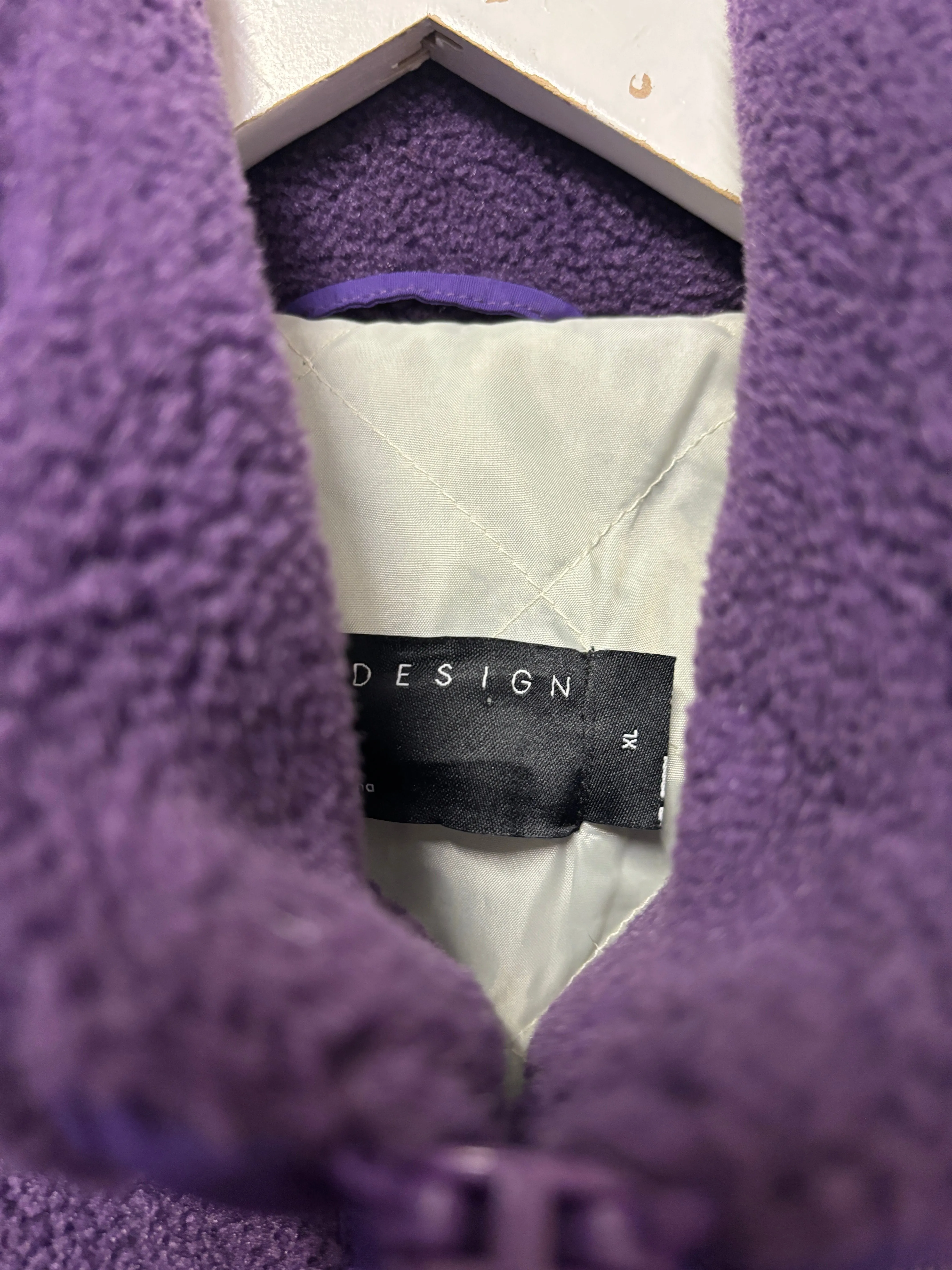 ASOS Purple Teddy Bear Fleece X-Large