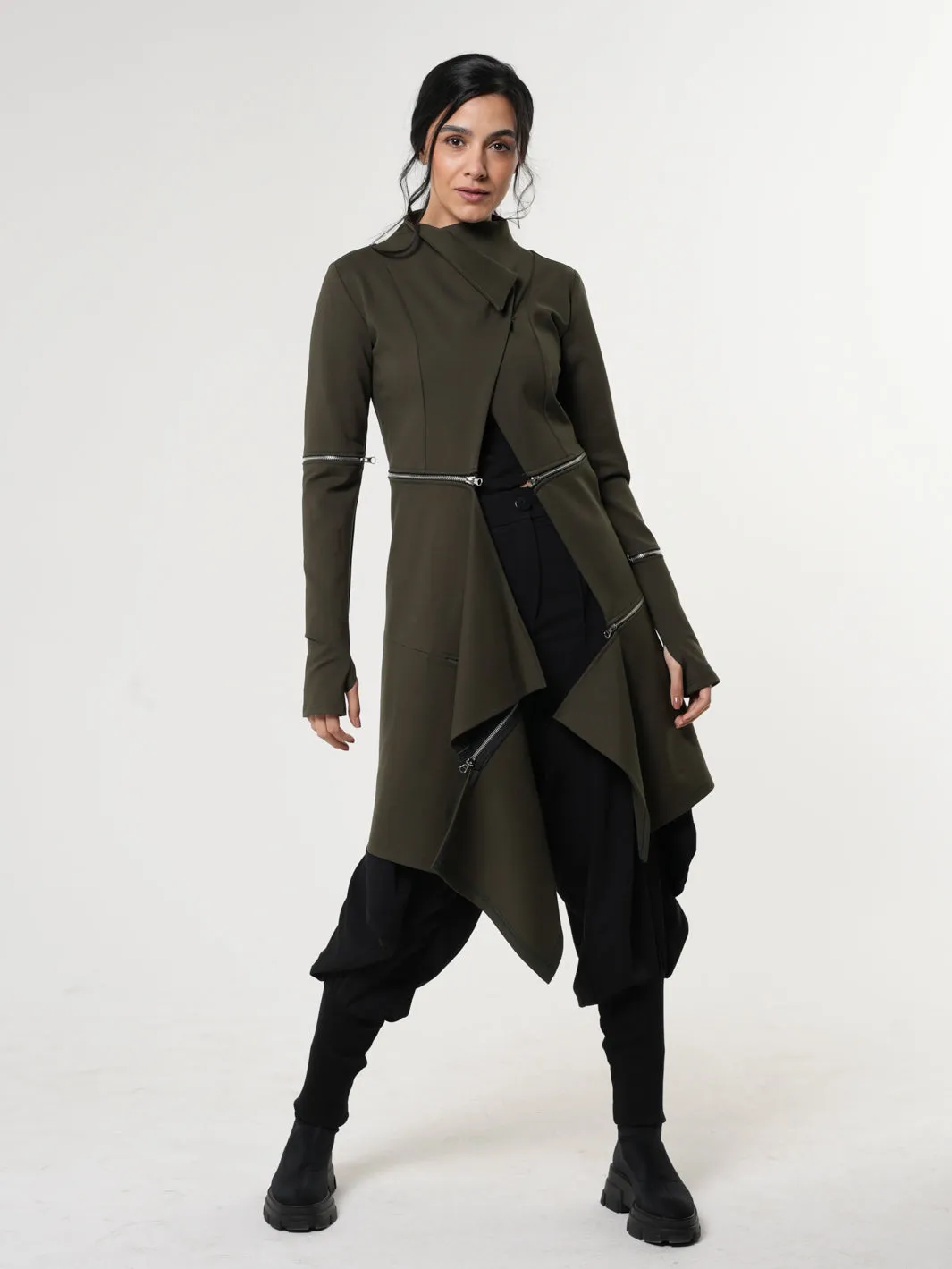 Avant Garde Military Green Coat