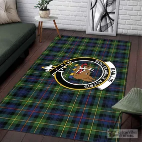 Baillie (Bailey) Tartan Area Rug with Family Crest