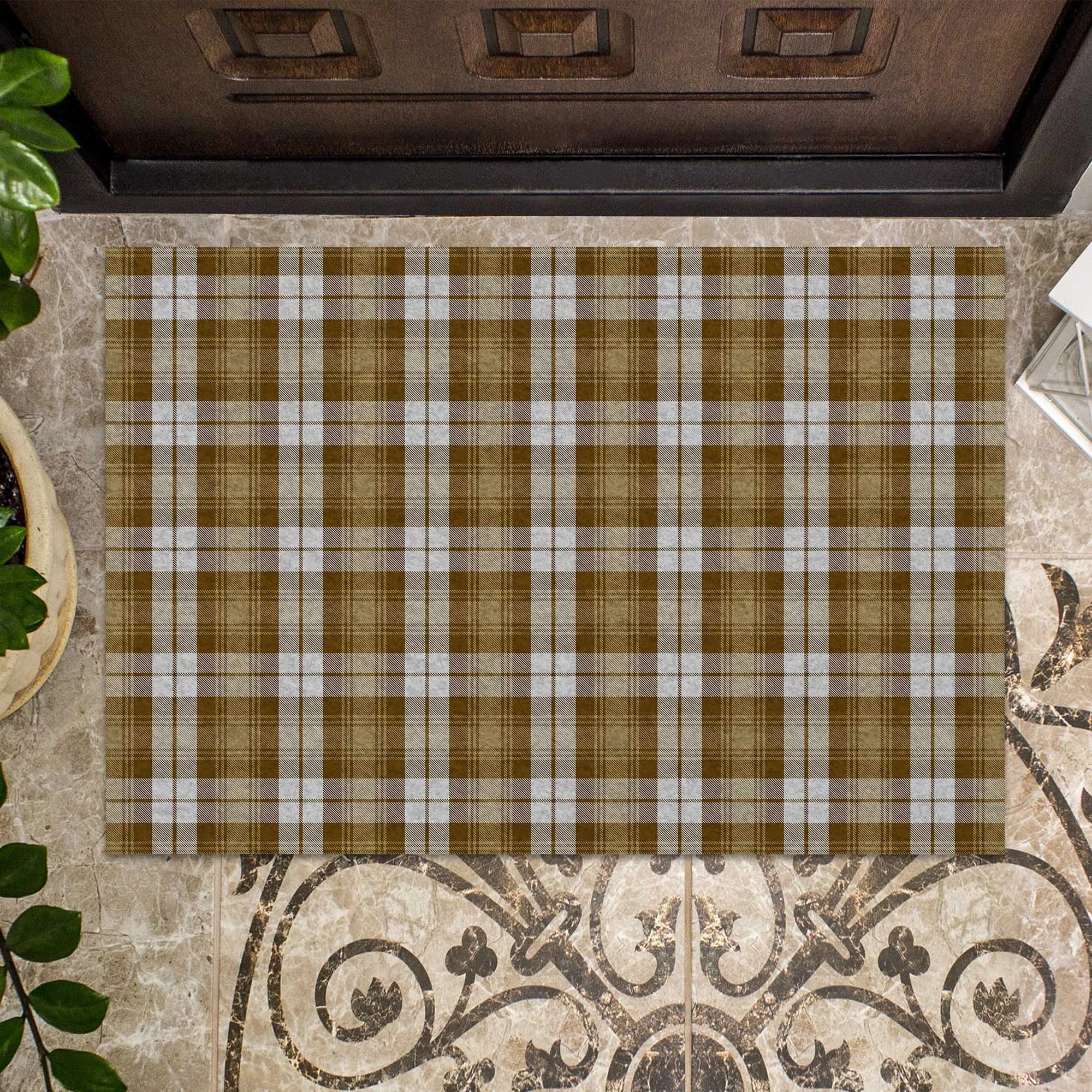 Baillie Dress Tartan Door Mat