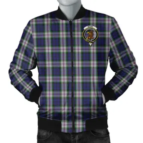 Baird Dress Tartan Bomber Jacket with Family Crest