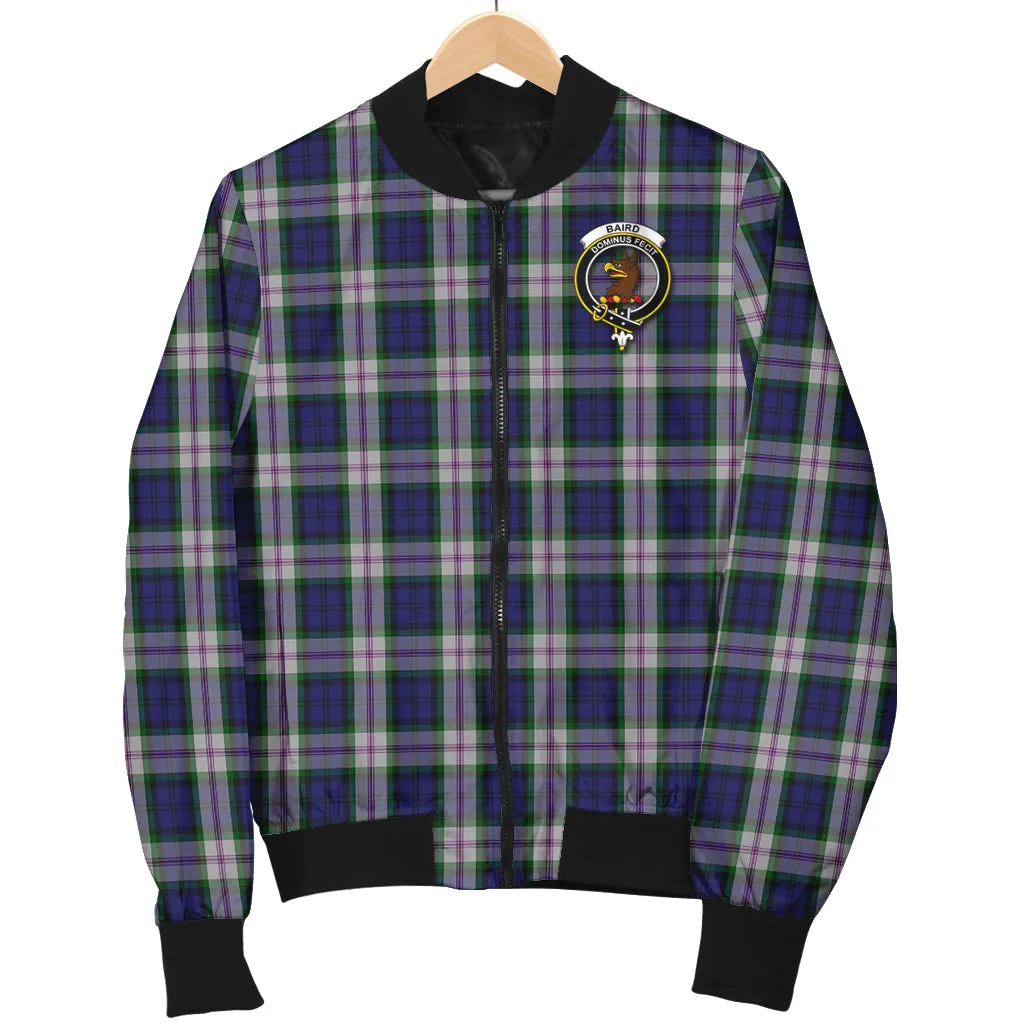 Baird Dress Tartan Bomber Jacket with Family Crest