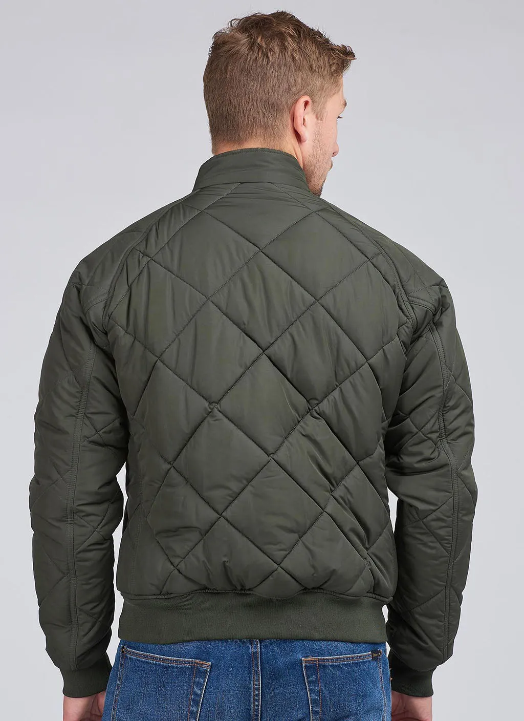 Barbour International Giubbotto Merchant Quilted verde