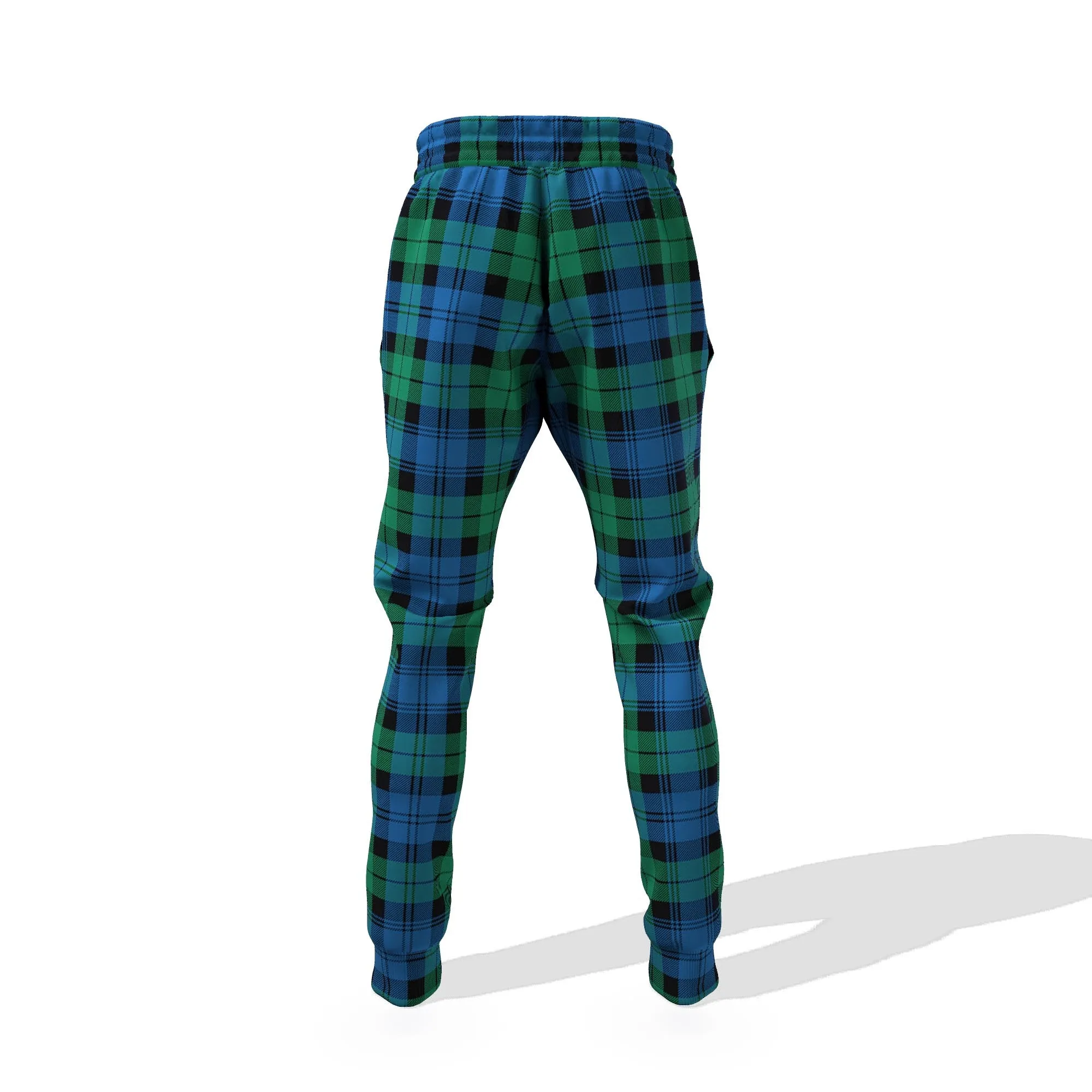 Black Watch Ancient Tartan Joggers Pants with Family Crest