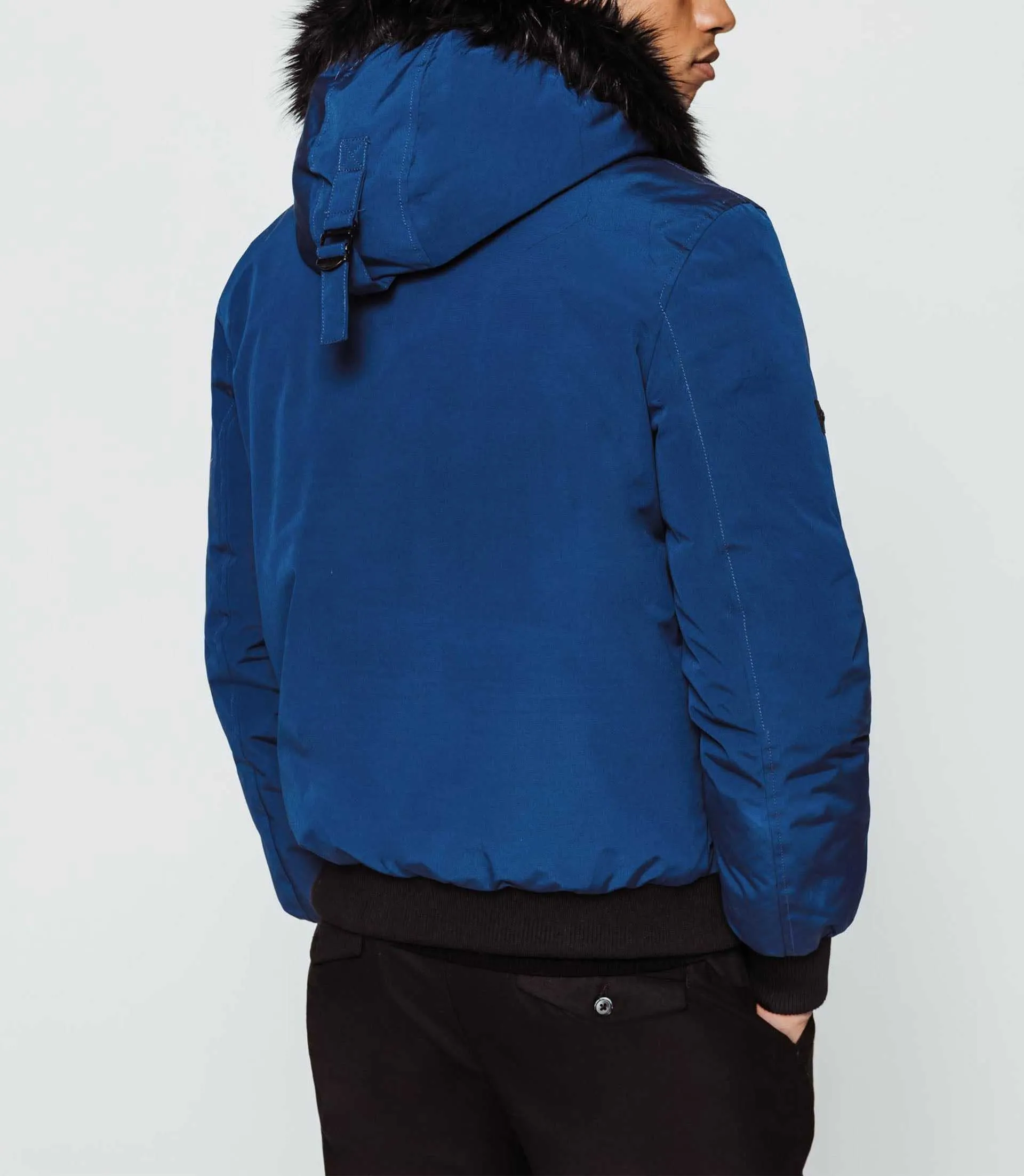 Blouson bleu multipoche "havre"