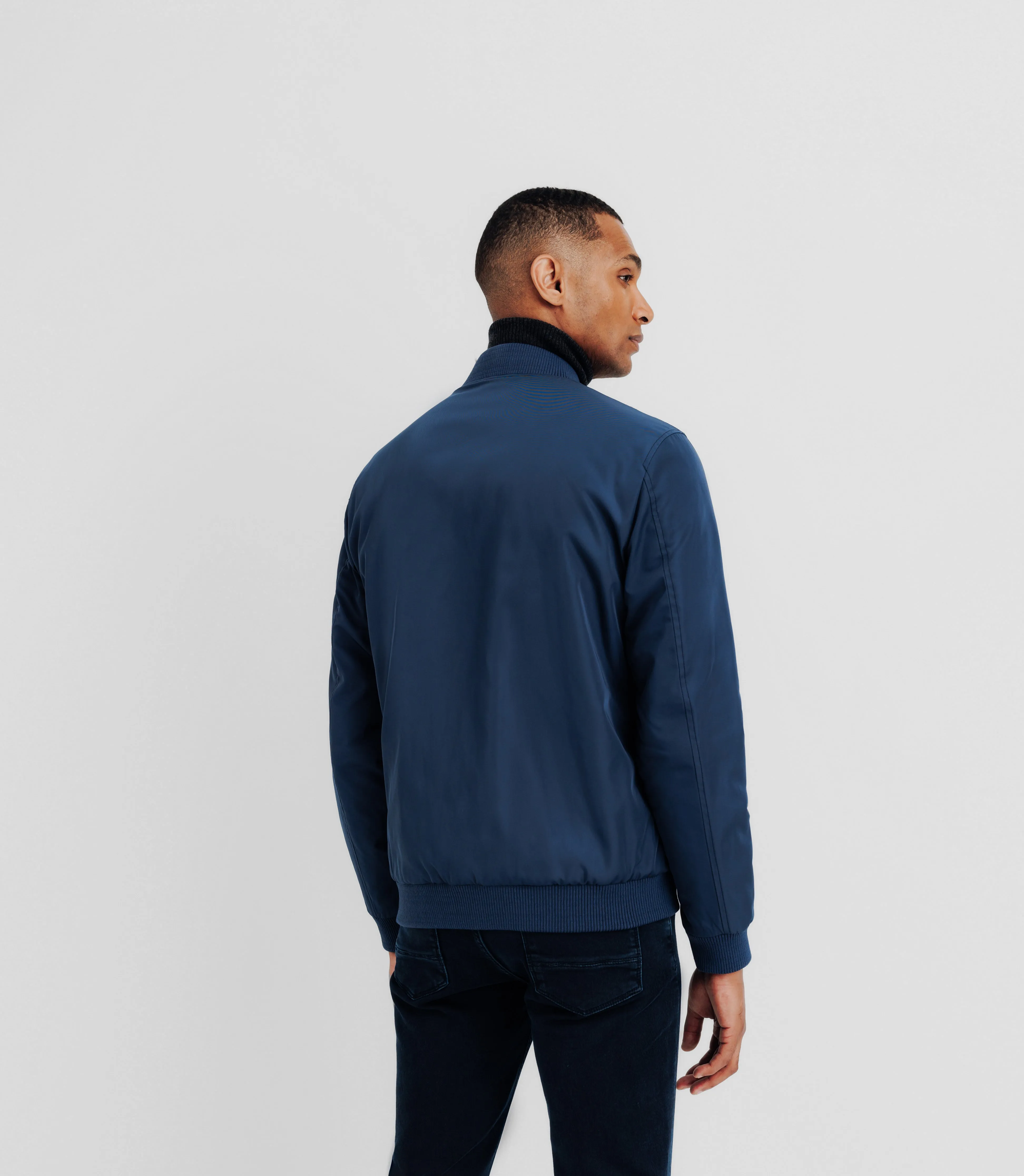 Blouson bomber indigo