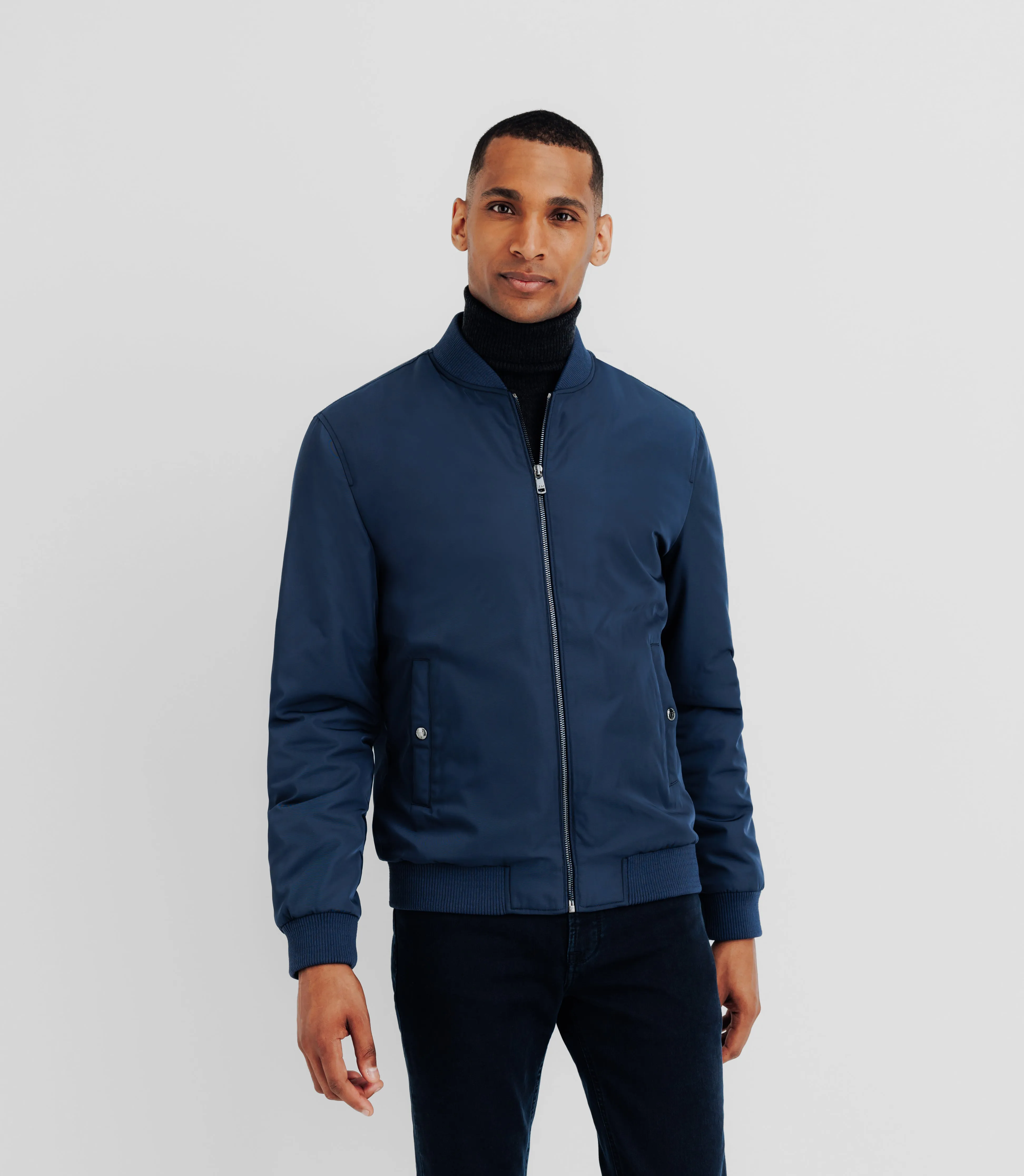 Blouson bomber indigo