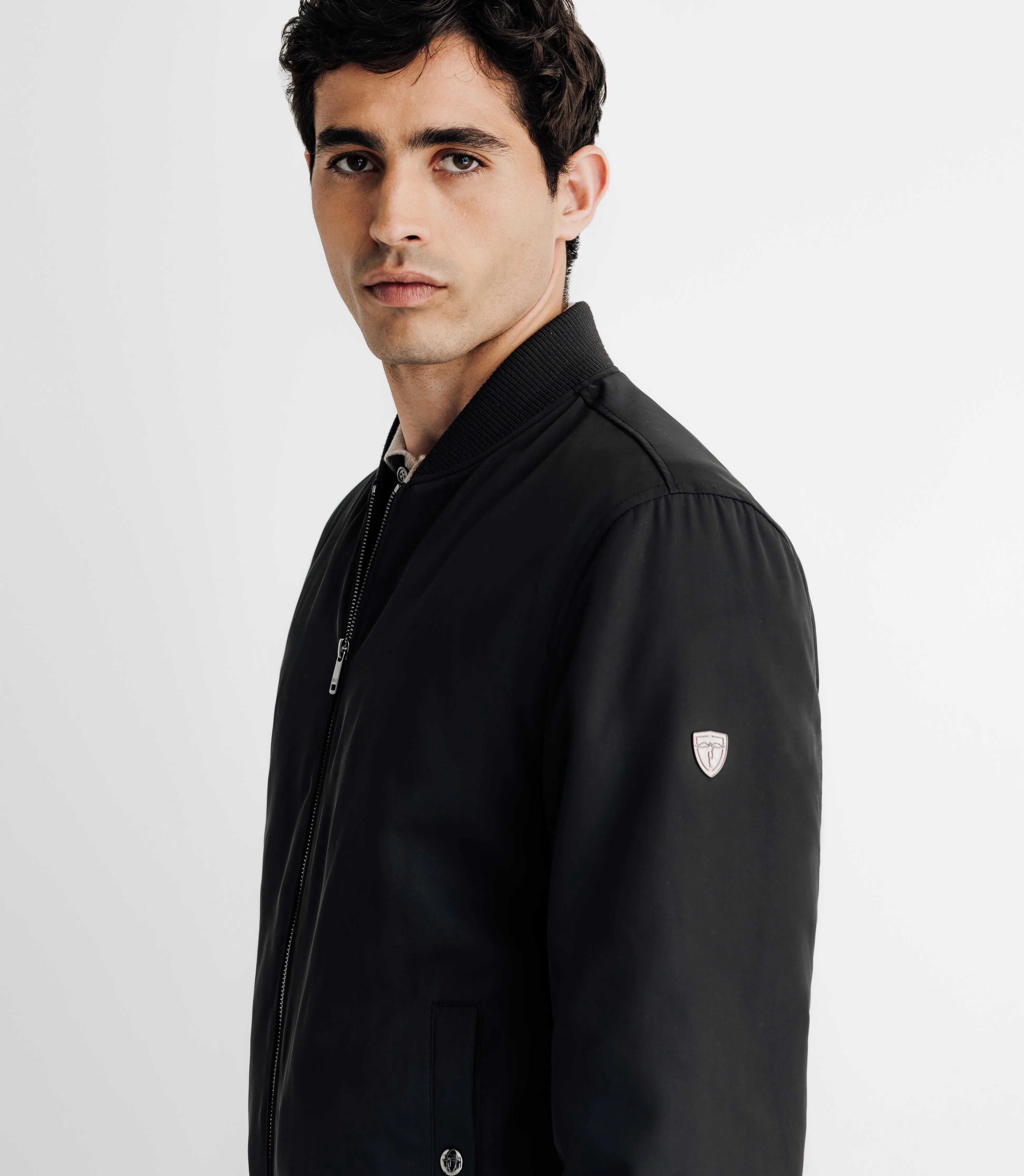 Blouson bomber noir