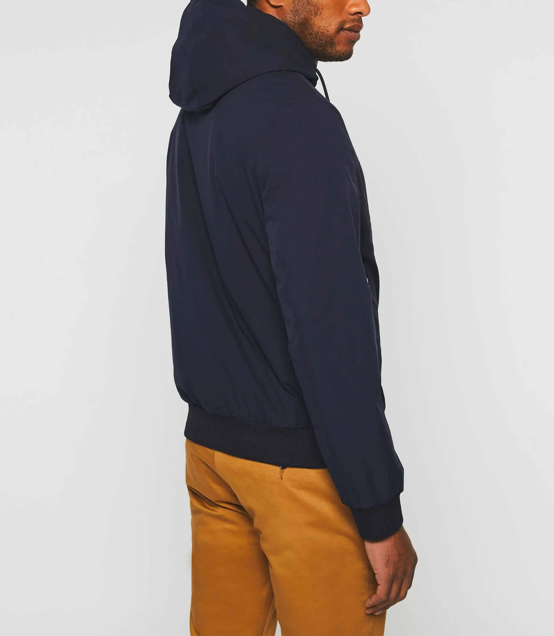 Blouson à capuche marine "Rollin"