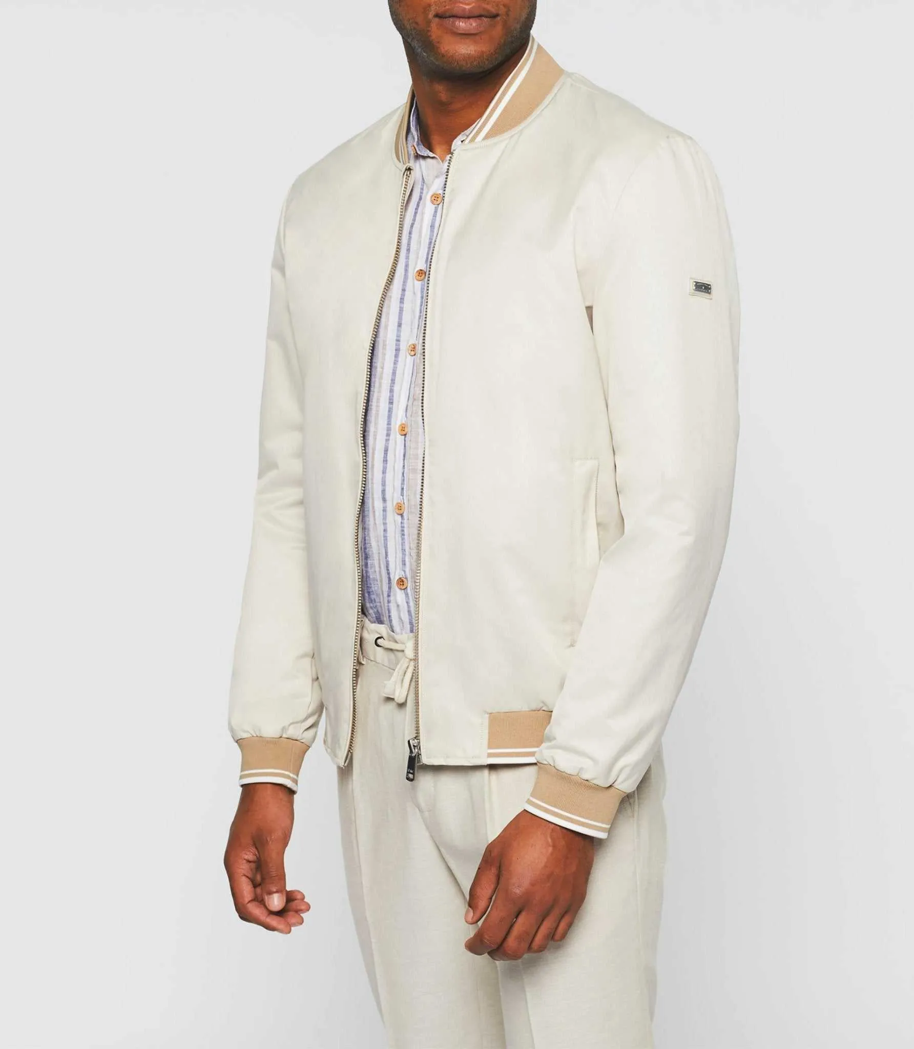 Blouson teddy léger beige "Romeo"