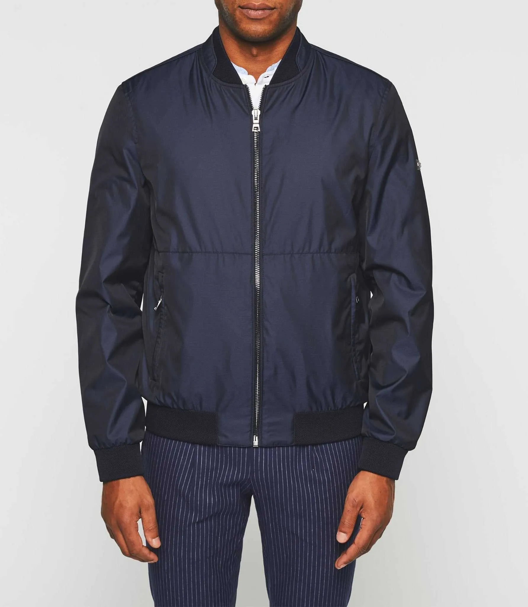 Blouson teddy léger marine "Romain"