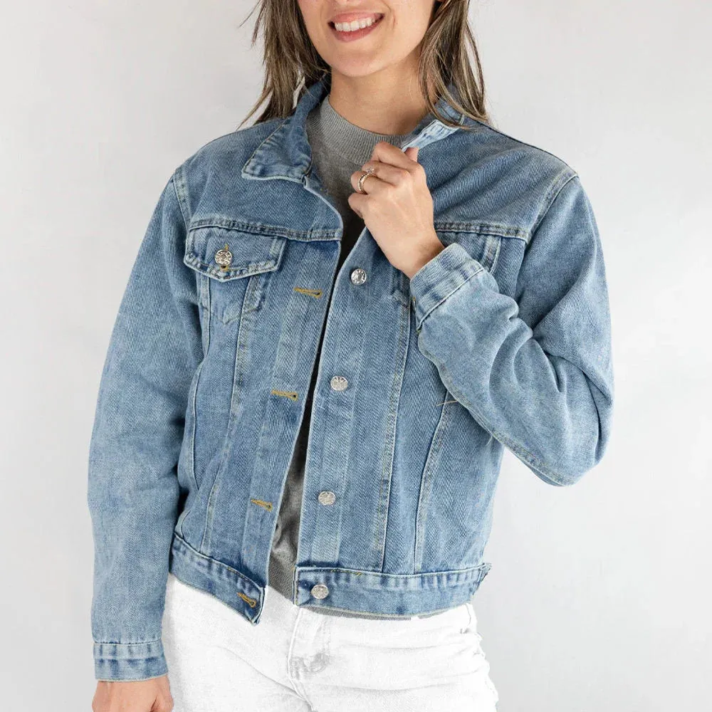 (Blue Denim) Blue Denim Jacket