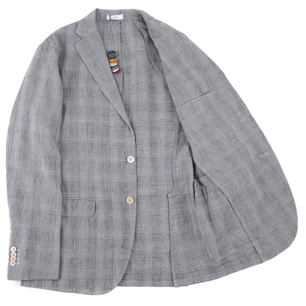 Boglioli Lightweight Wool-Linen 'K Jacket'