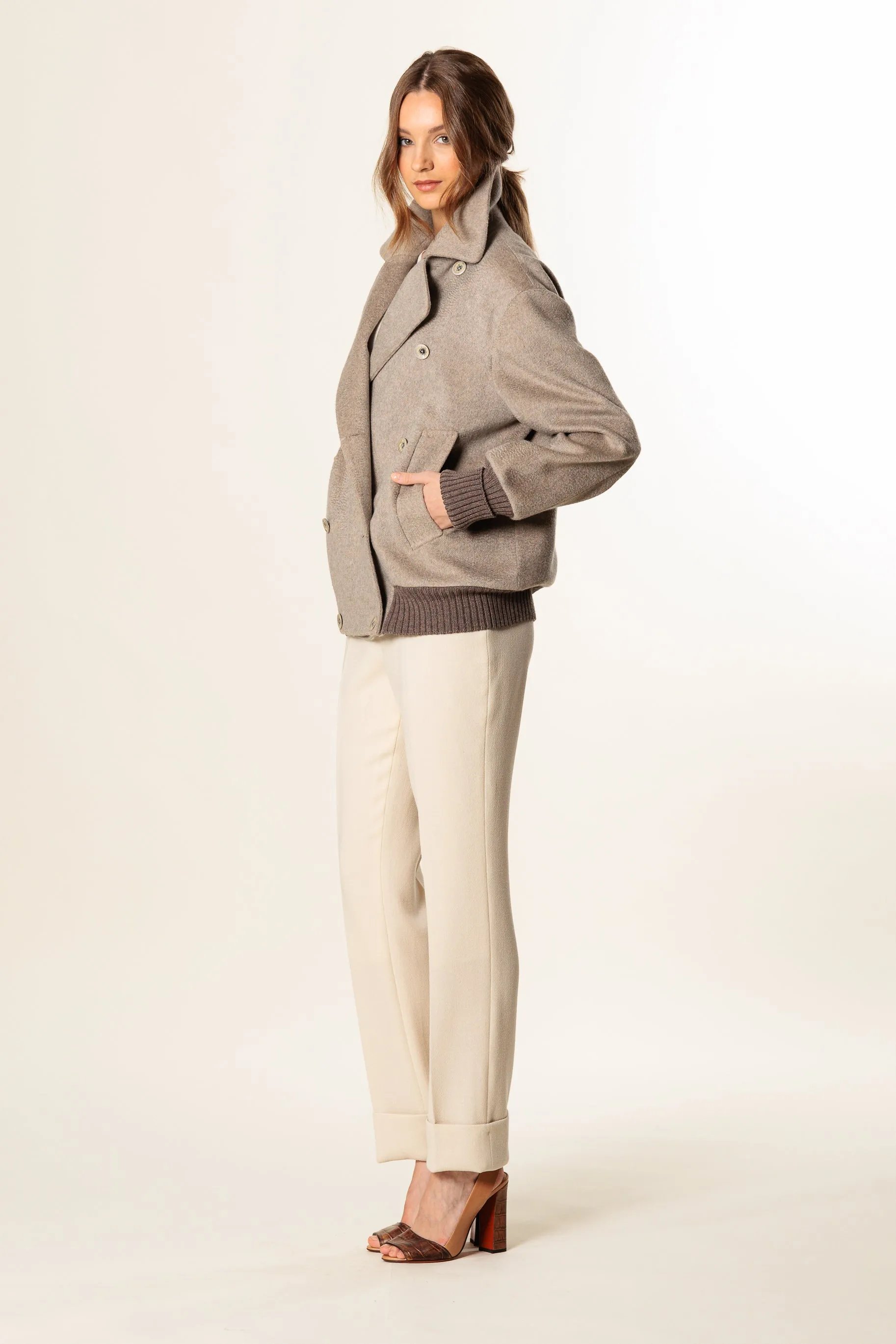 Bomber "ORTA" / Cashmere & Camel