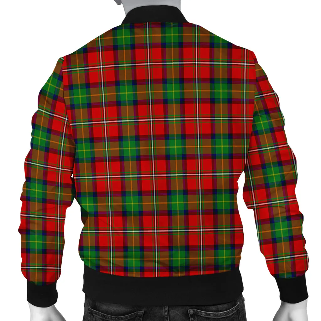 Boyd Tartan Bomber Jacket with Family Crest