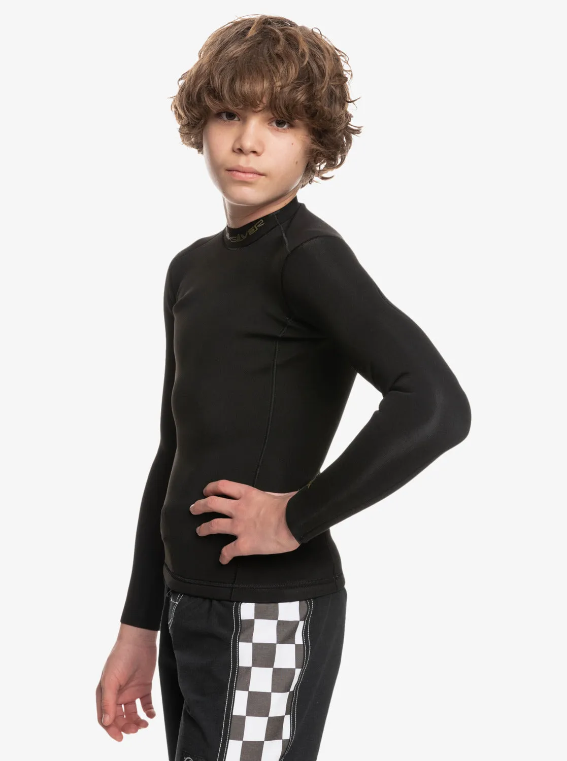 Boys 8-16 1.5mm Everyday Sessions Wetsuit Jacket - Black