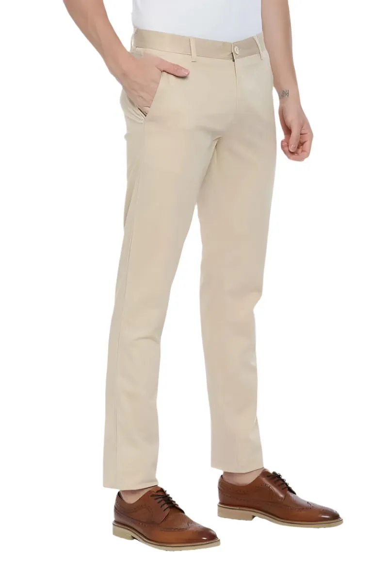 Bronx Chinos - Light Tan Trouser For Men | Ariser