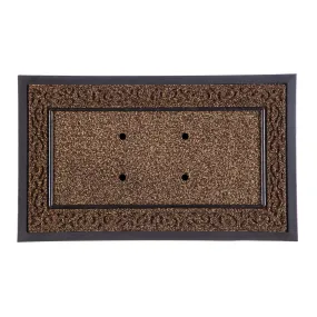 Brown Scroll Sassafras Mat Tray