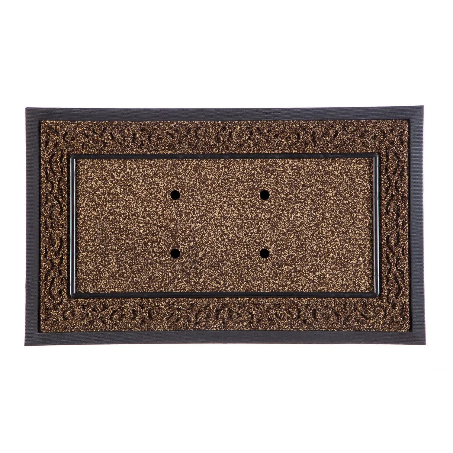 Brown Scroll Sassafras Mat Tray