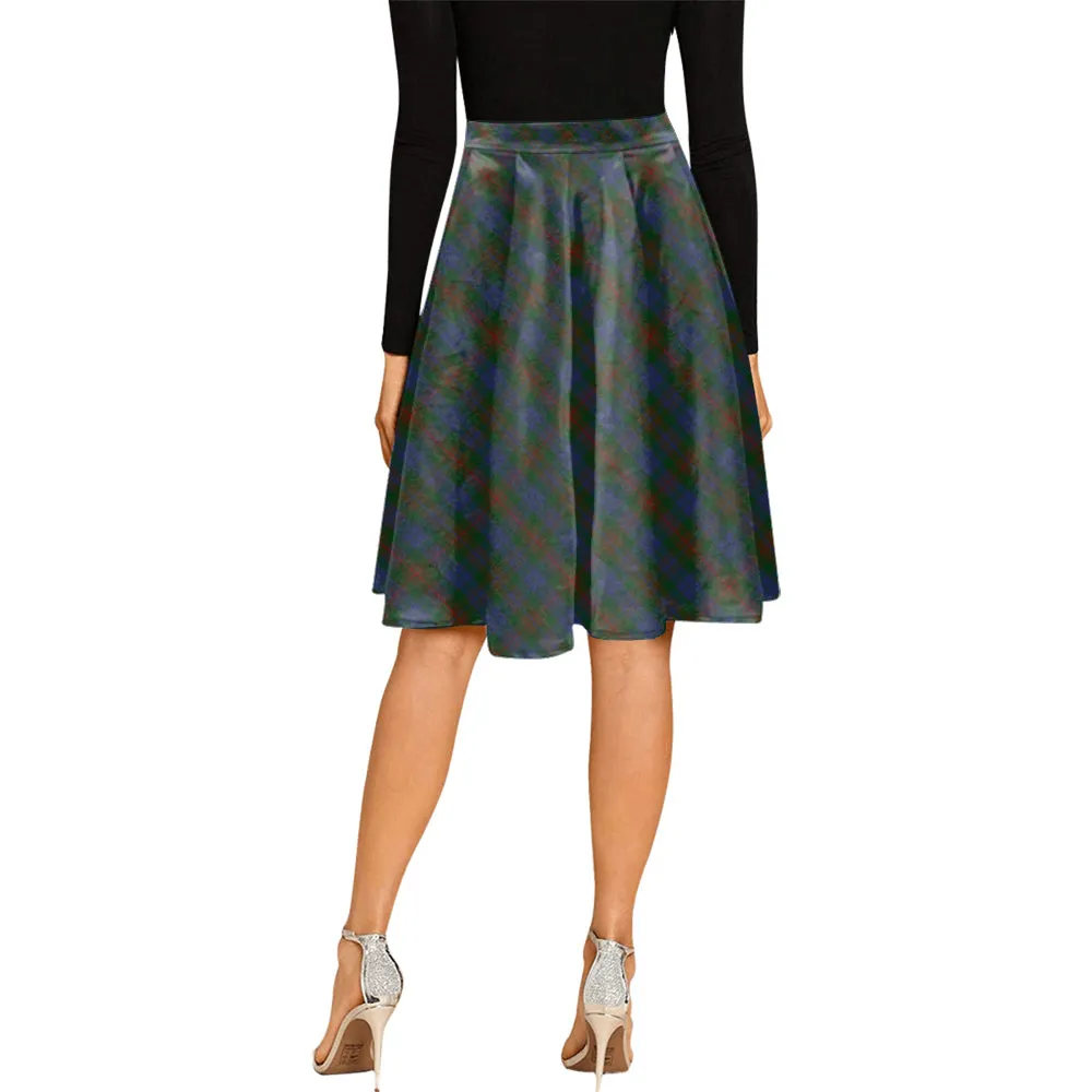 Buchanan Hunting Tartan Melete Pleated Midi Skirt