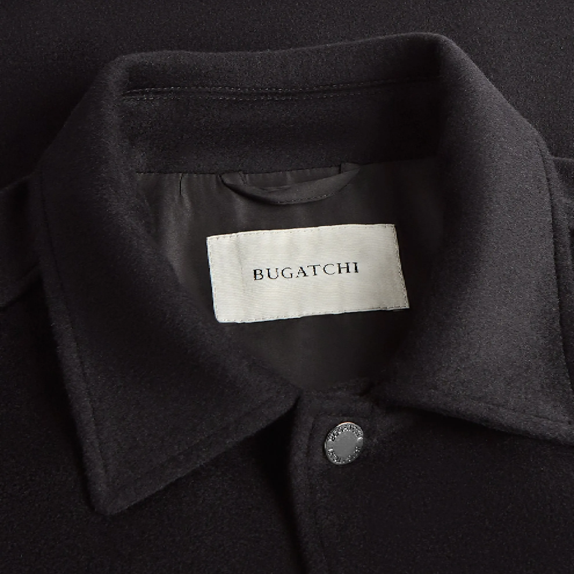 Bugatchi Full Button Field Jacket / Black