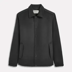 Bugatchi Full Button Field Jacket / Black