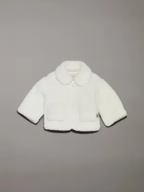 Calvin Klein - Ivory, double face Teddy Jacket