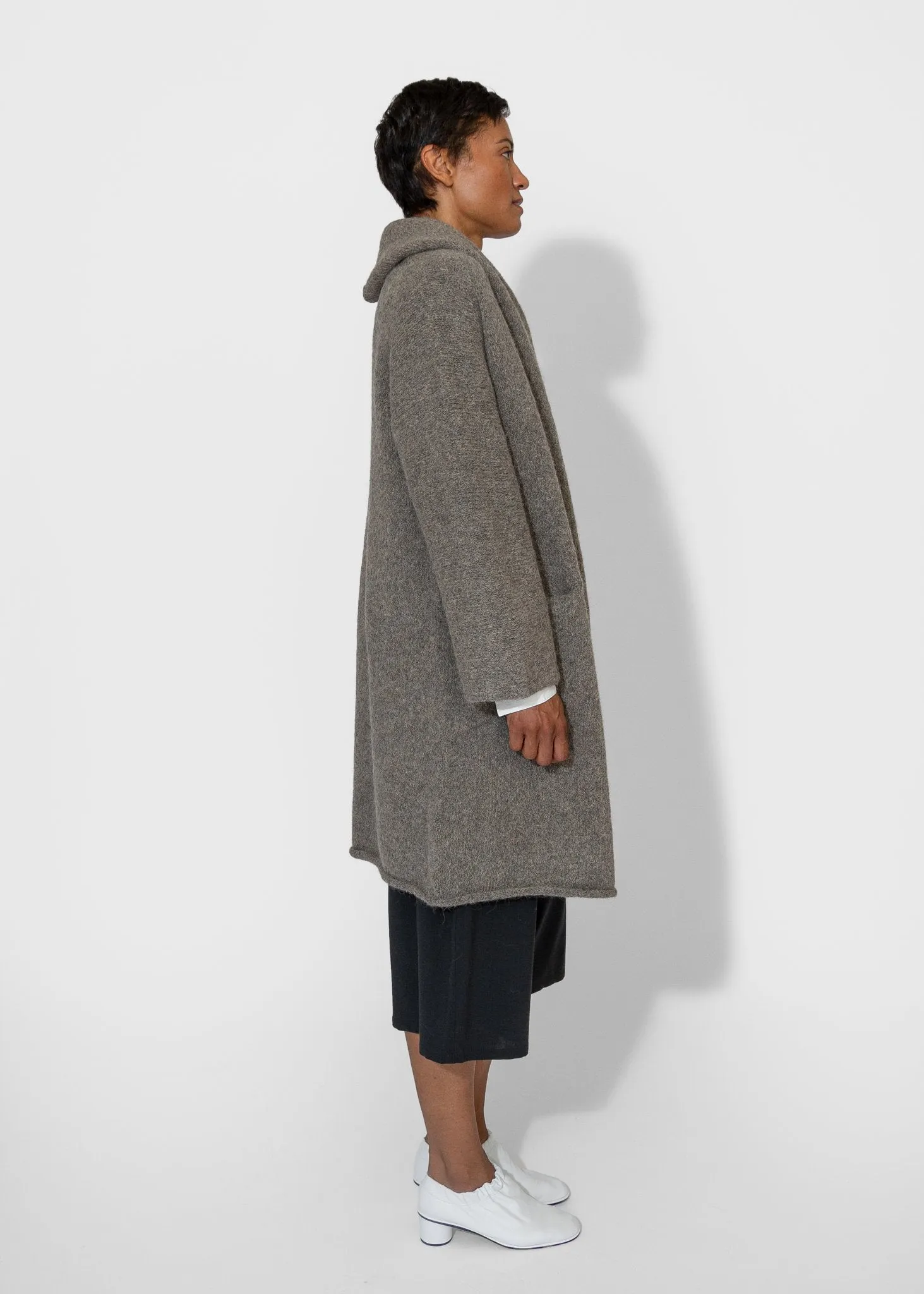 Capote Coat in Rock