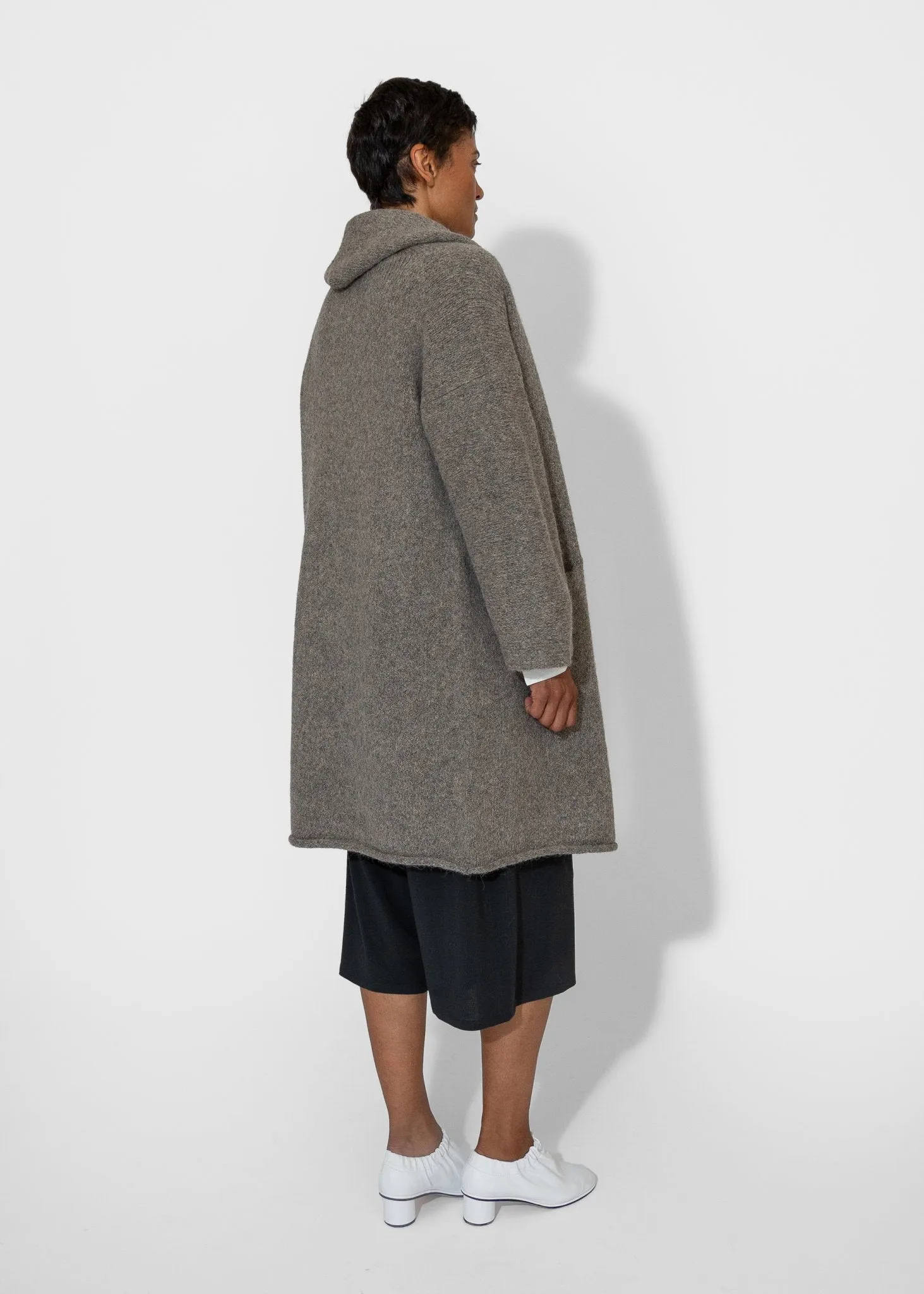 Capote Coat in Rock