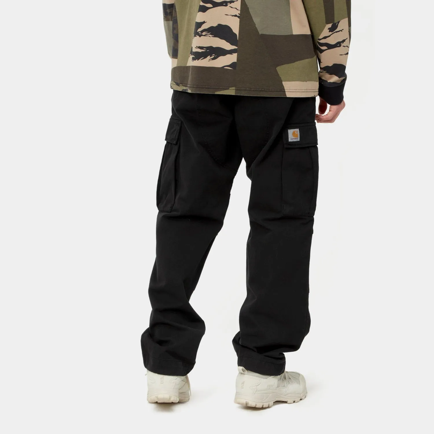 Carhartt Regular Cargo Black Garment Dyed