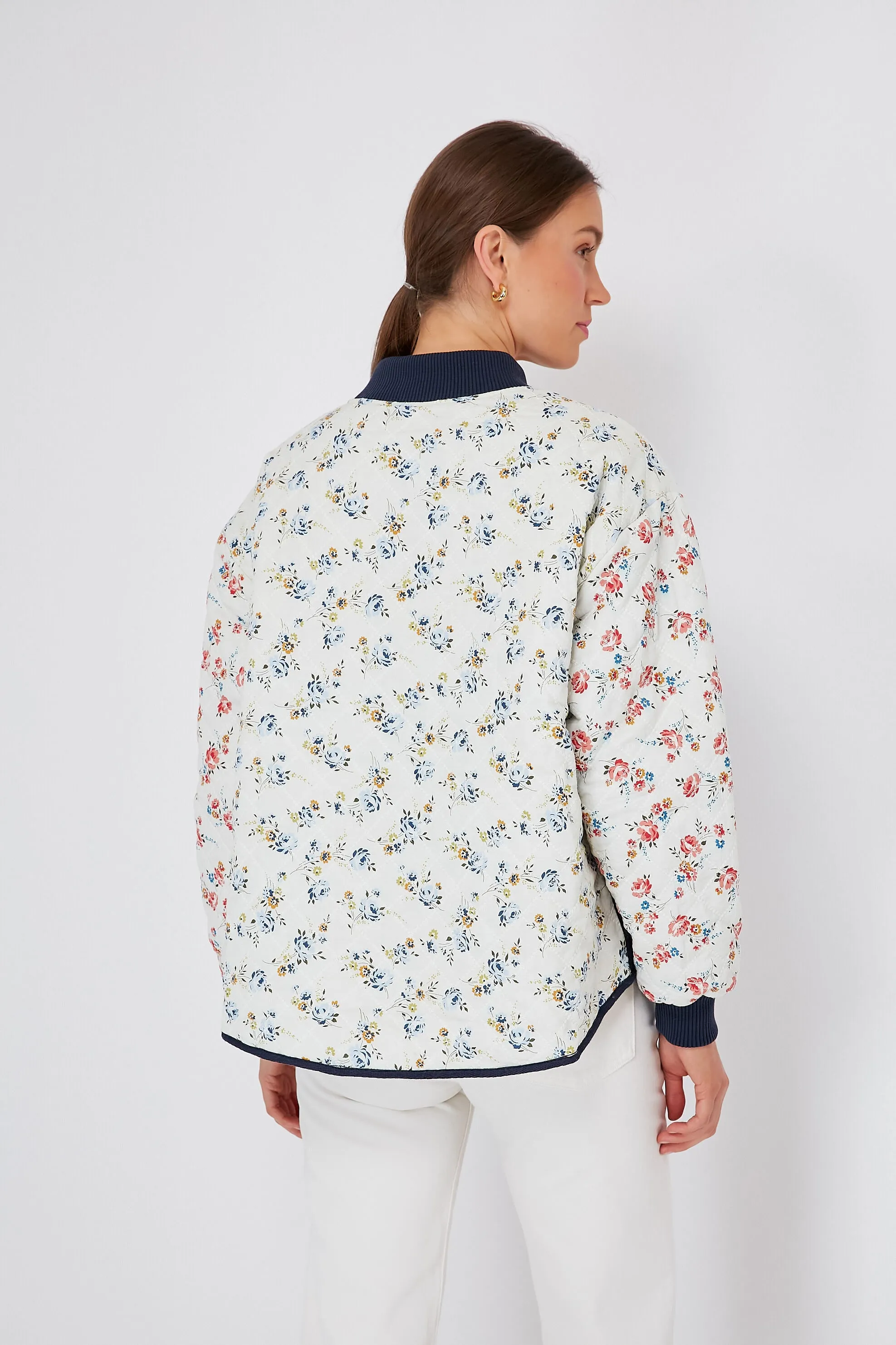 Carolina Rose Patchwork The Reversible Quilted Bomber