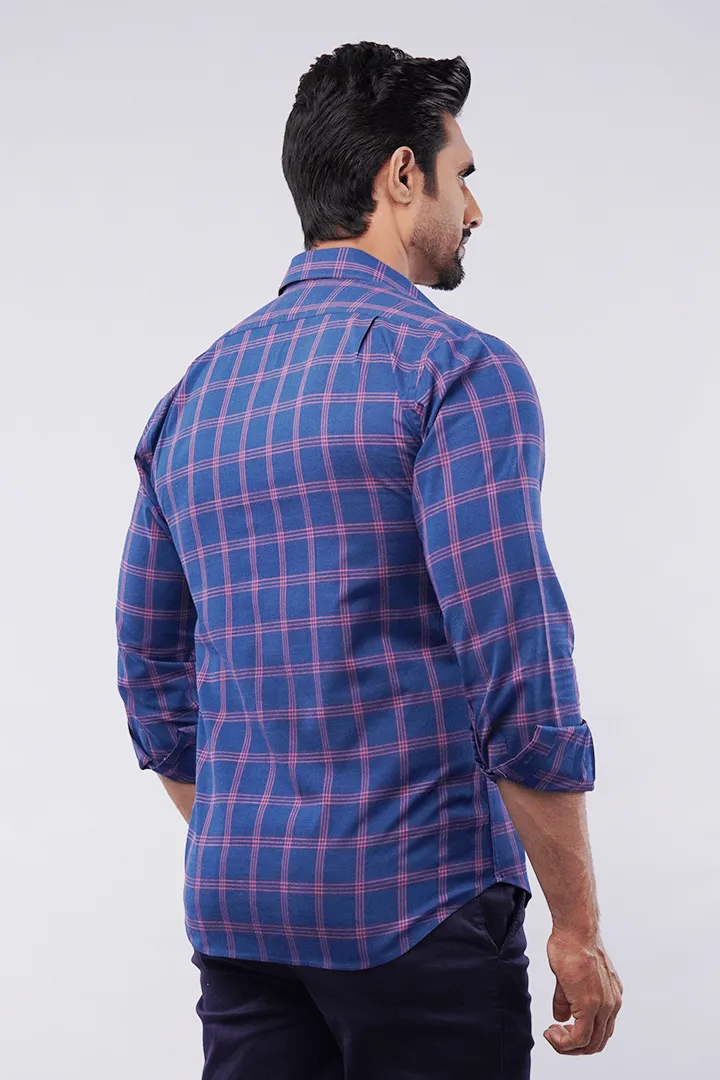 Check Shirt - Blue & Pink