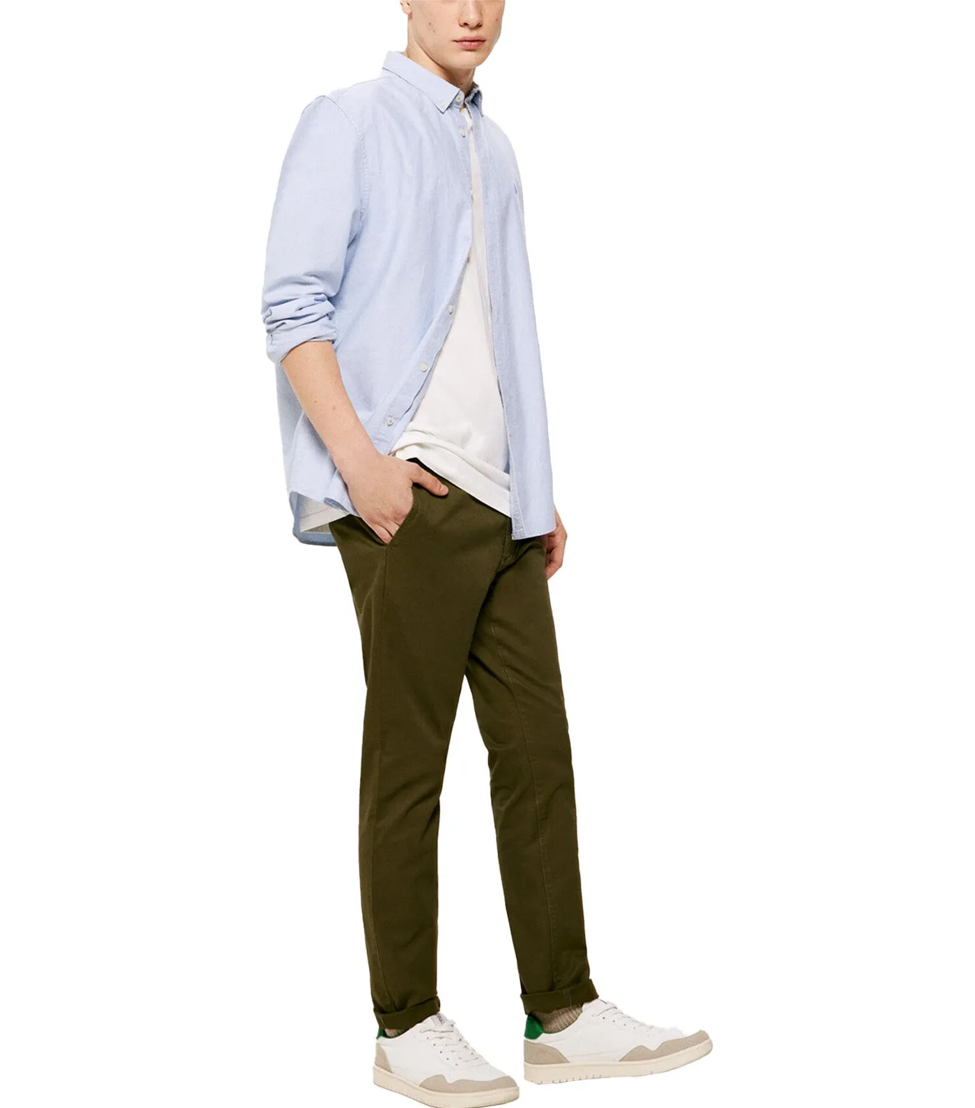 Chino Skinny Green