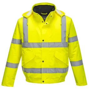 *Clearance* - Portwest Workwear S463 - Hi-Vis Bomber Jacket Yellow