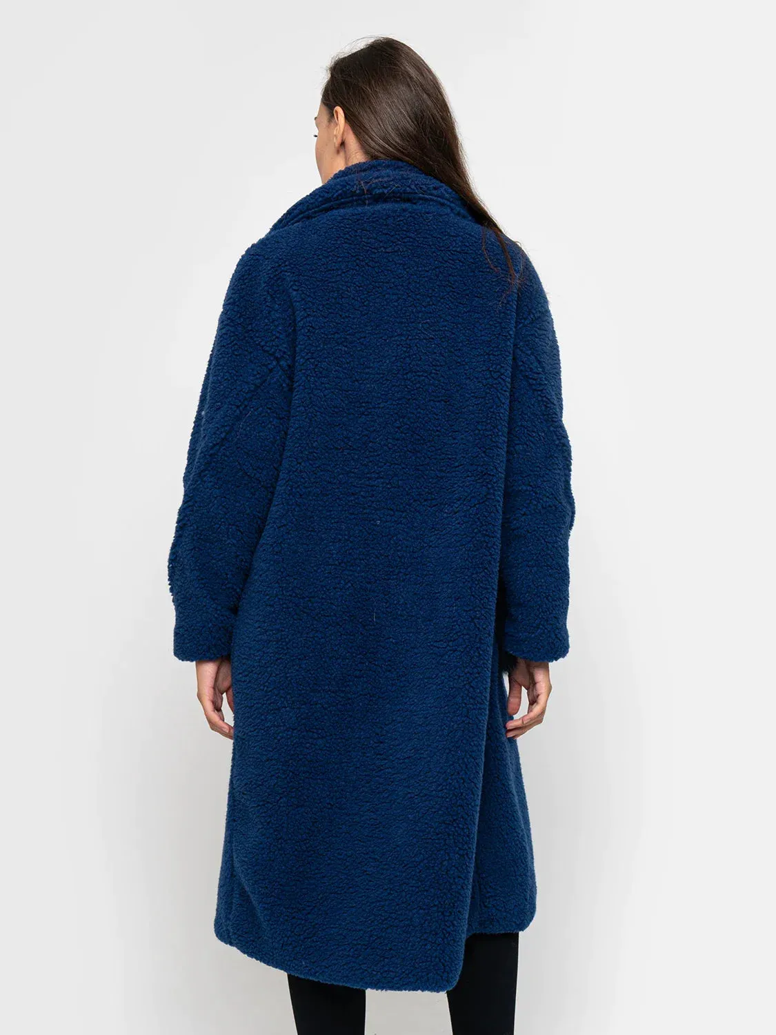 COAT - teddy Fox pockets night blue