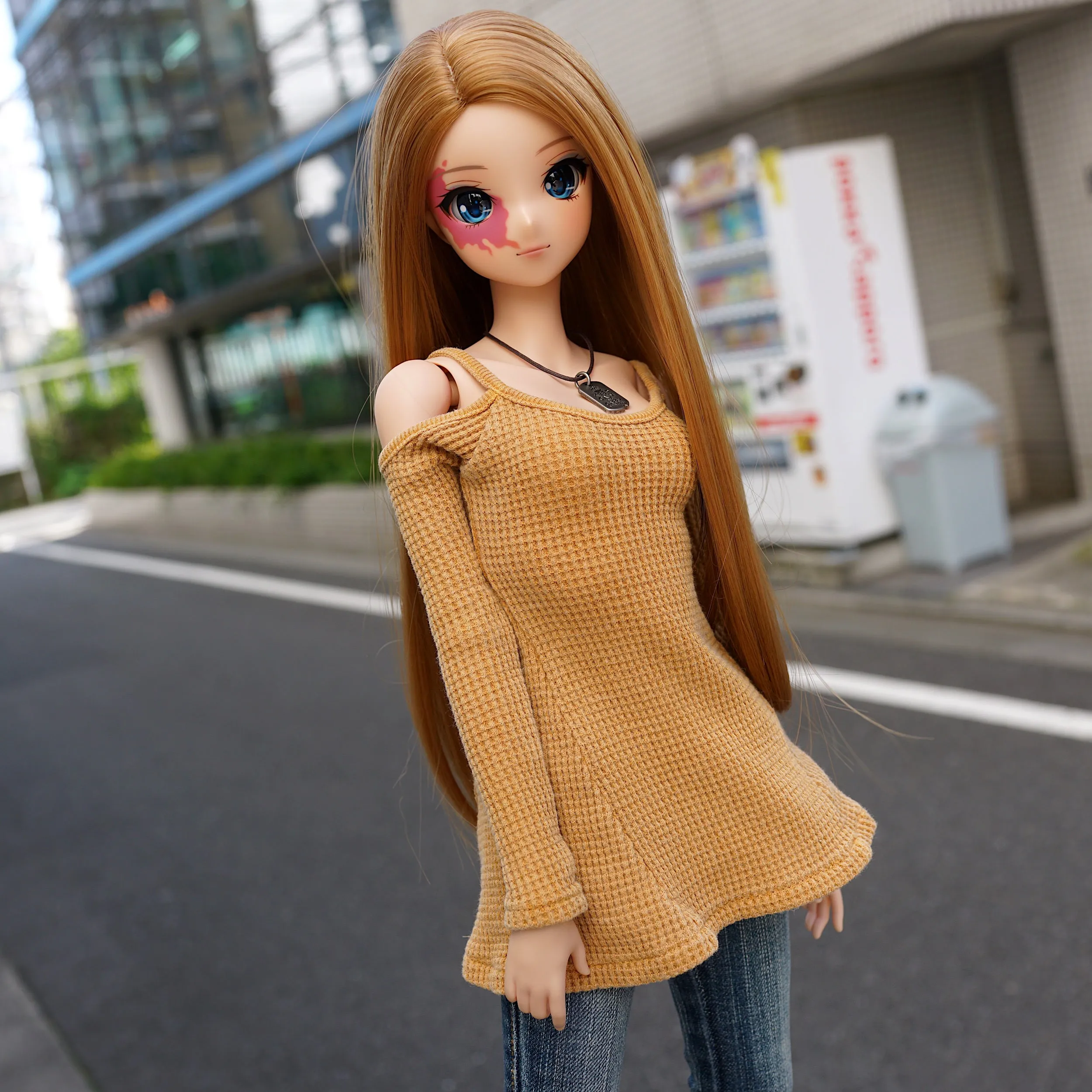 Cold Shoulder Sweater (Beam Me Up Yellow)