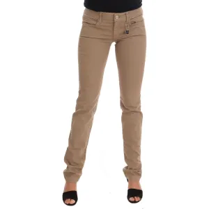 Costume National Beige Super Slim Fit Denim Delight