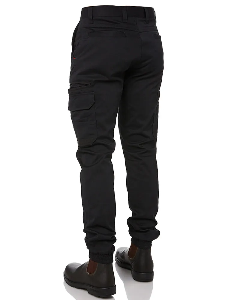 Demolition Cuffed Stretch Cargo Pant - Black