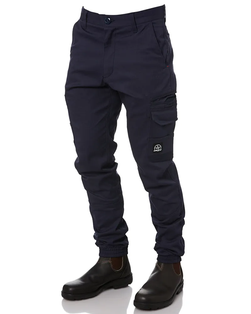 Demolition Cuffed Stretch Cargo Pant - Navy