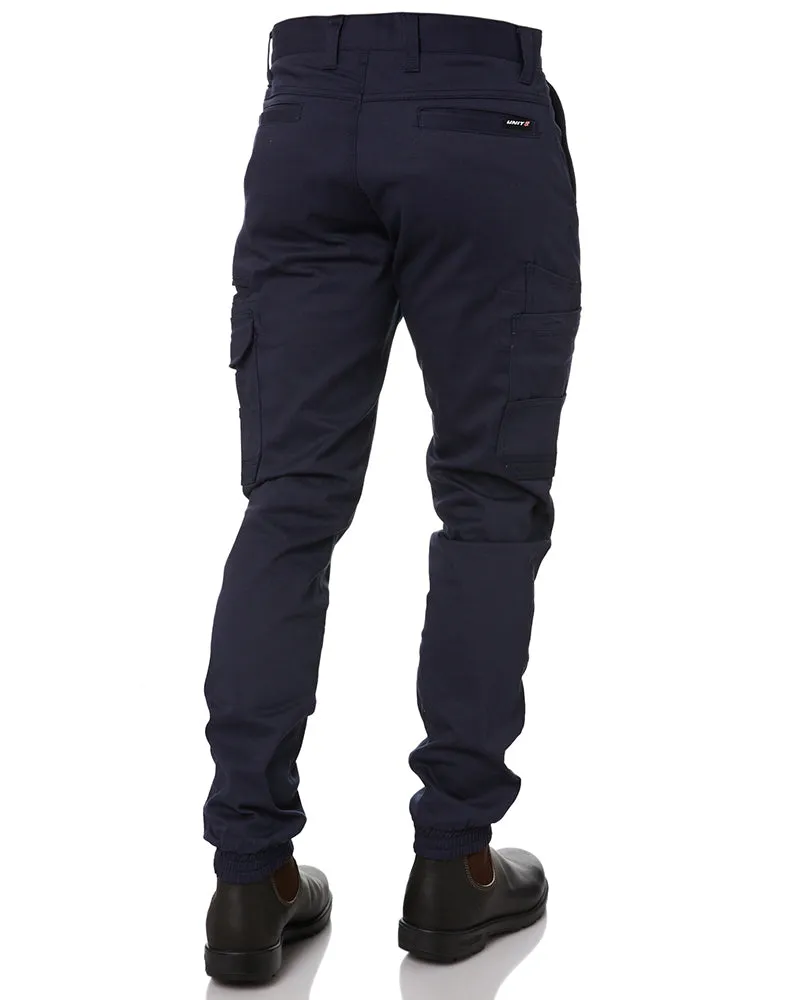 Demolition Cuffed Stretch Cargo Pant - Navy