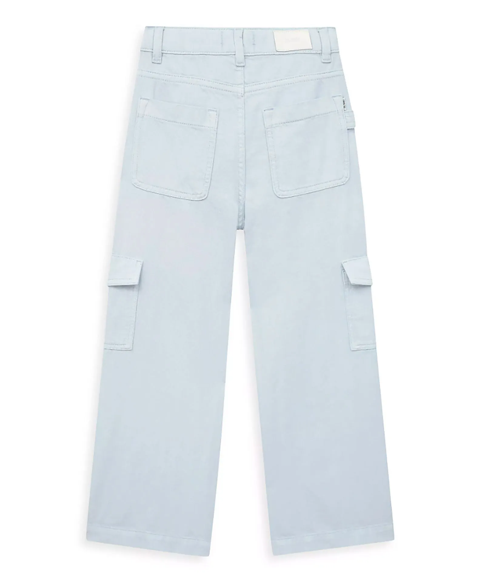 DL1961 Girls Lily Charter Blue Cargo Wide Leg Jeans