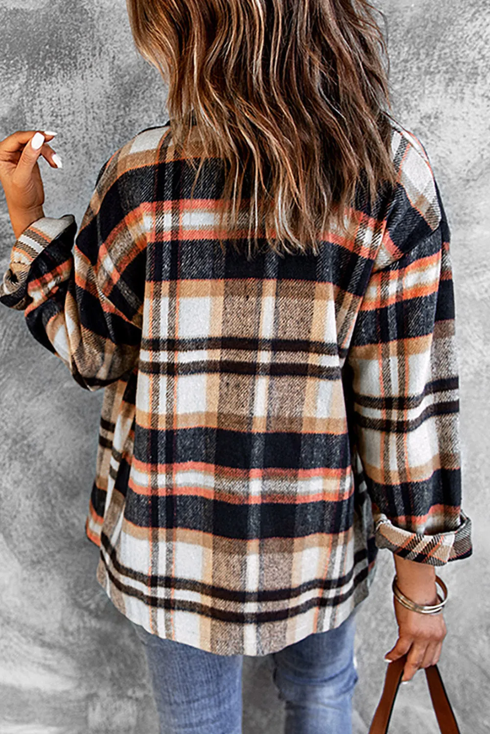 Double Take Plaid Shacket