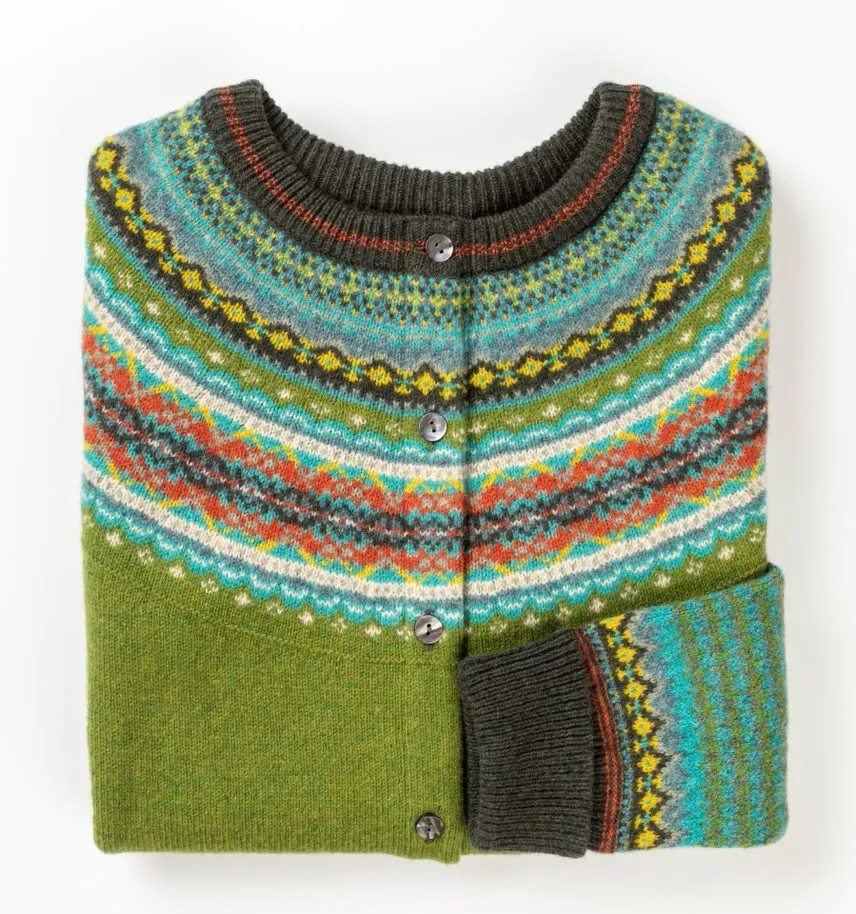 Eribe alpine cardigan moss