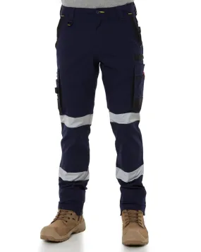 Flex and Move Taped Stretch Utility Cargo Pant - Navy